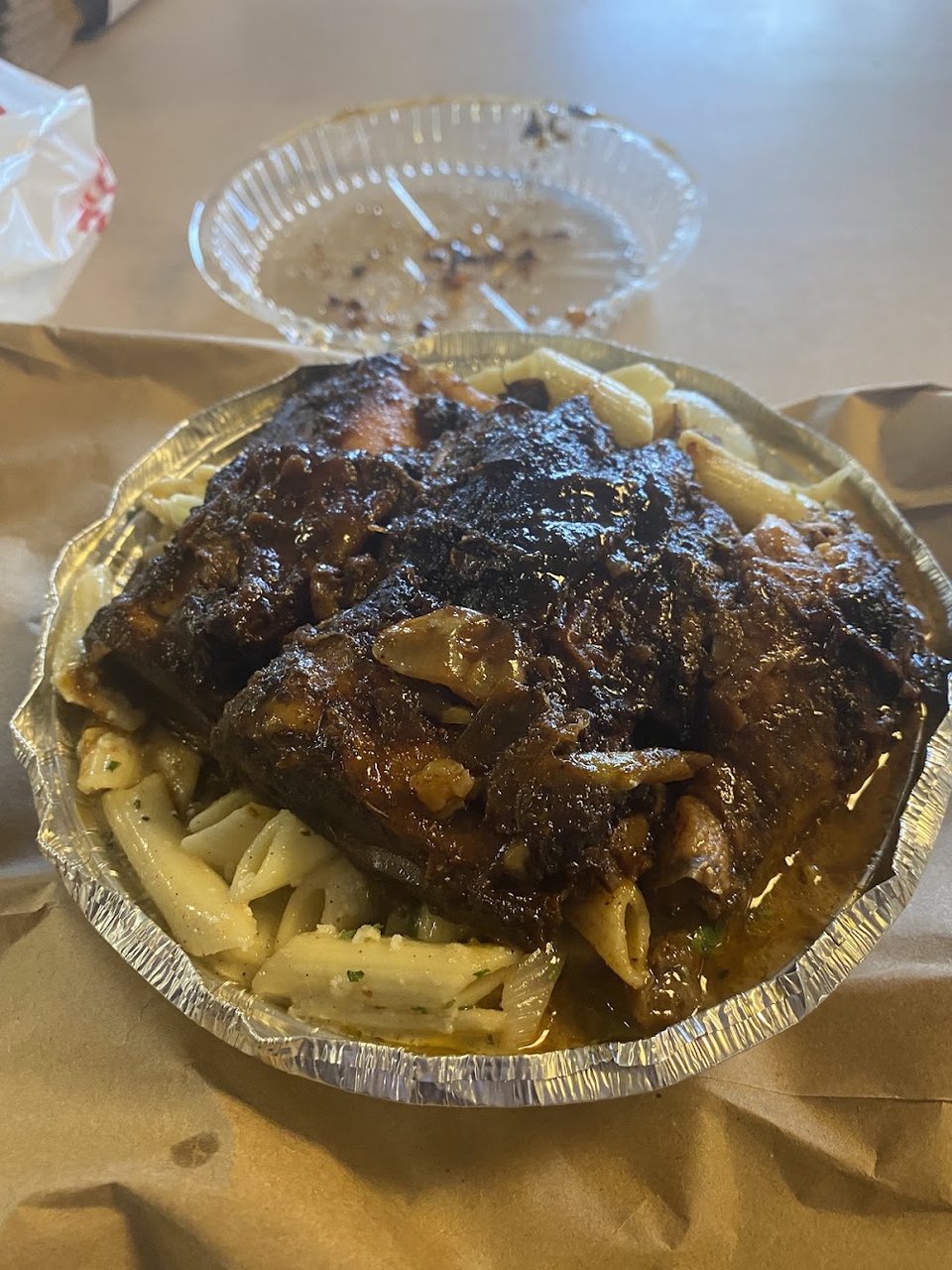 Jerk Chicken with Rasta Pasta